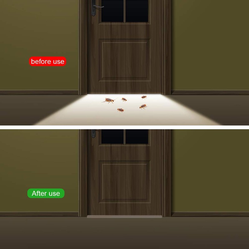 Emoly Under Door Draft Stopper,Improved Adjustable Double Draft Noise Blocker