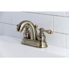 Kingston Brass KB5613AL Restoration 4-Inch Centerset Bathroom Faucet, Antique Brass