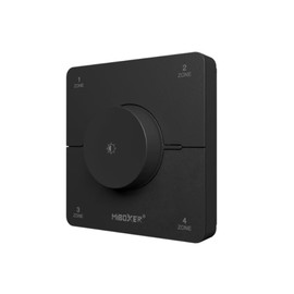 Miboxer K0S 4 Zone CCT Rotating Panel Remote, Brightness and Color Temperature Adjustable (Black)
