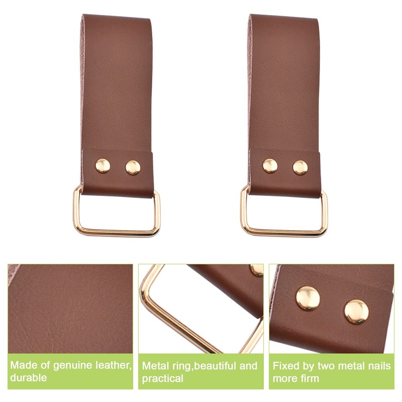 UFURMATE Tape Measure Holder, 2Pcs Leather Belt Clip Tape Strong