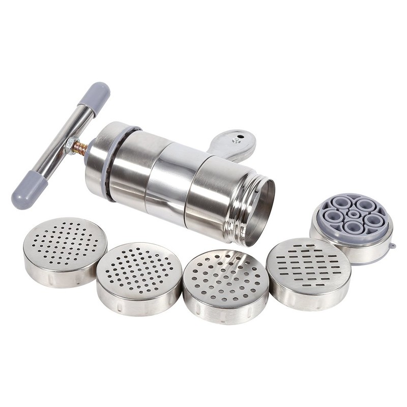 Cikonielf 1Pc Pasta Maker Stainless Steel Noddle Juicer Printing Machine