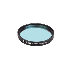 SVBONY SV183 IR Filter, 2" Camera Filter, Dimming Filter, 685nm Telescope Adapter, UV Protection for CCD Cameras/Digital Cameras, Planet Photography