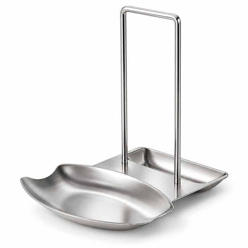Stainless Steel Pot Lid Rack for Kitchen – Detachable Pan