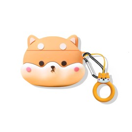 SKPY 3D Cute Cartoon Design Rugged Shockproof Case Compatible with JBL Vibe Beam/Vibe 200TWS Soft Silicone with Carabiner Anti-Lost Ring for Boys Girls Womens Mens