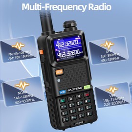 BAOFENG UV-5RM Ham Radio Handheld: 10W Ham Radios Long Range NOAA Weather Two Way Radios Copy Frequency with Programming Cable, 2500mAh Battery, Type-C Charging, BAOFENG Radio 4 Pack