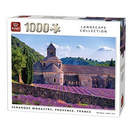 King 5663 Senanque Monastry Provence France Jigsaw Puzzle 1000-Piece, 68 x 49 cm