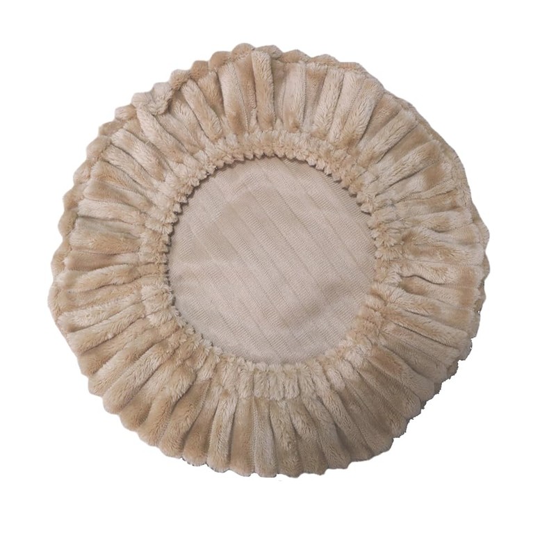 Shukii Bar Stool Covers 2 Pack - Soft Round Slipcover