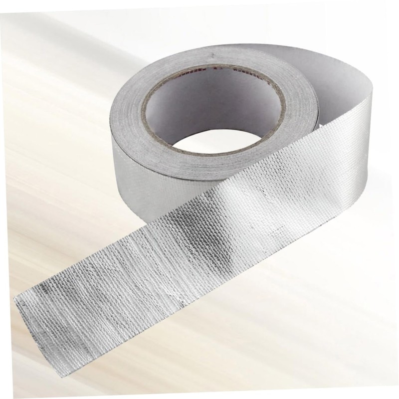 CHILDWEET Exhaust Tape 25m Roll Aluminum Foil Insulation Tape for