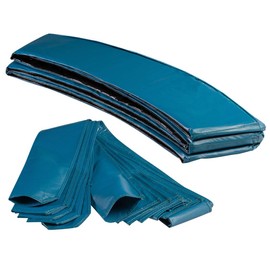 Upper Bounce® Trampoline Appearance Replacement Set, 9' Round Safety Pad with 8-Pole Sleeve Protectors - Aquamarine