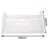 SPARES2GO Transparent Drawer Front Panel for Indesit Fridge Freezer -