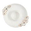 Mud Pie Oyster Chip And Dip Bowl Set; 2" x