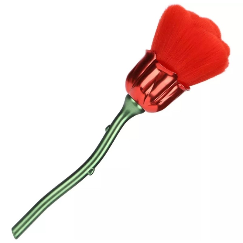 Brochasmx Brocha Para Rubor Forma De Rosa, Cepillo Para Polvo