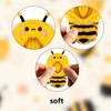 Lyreh Doll Clothes Accessories, Yellow Bee Jumpsuit Plush Toy Dress