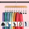 Legging Organizer for Closet Hanging, Pants Hangers with Clips Holds