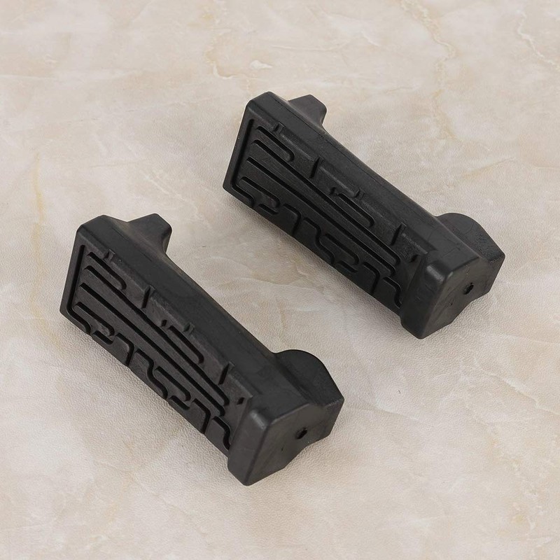1 Pair Rubber Front Pedal Footrest Foot Pegs Motorcycle Footrests