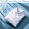 QOIUSO 9x12 Inch Self-Sealing Clear Plastic Shipping Bags for Clothes,