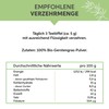 Bio Gerstengras Pulver gemahlen 1kg | Gerstengraspulver aus deutschem Anbau