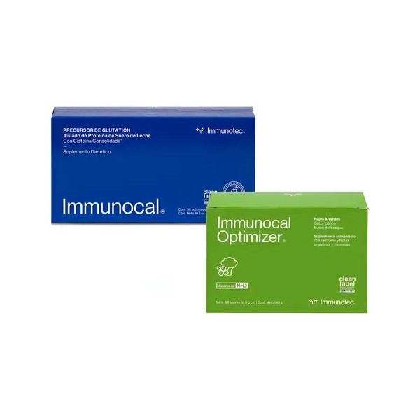Paquete De Immunocal Y Optimizer - Refuerza Sistema Inmune