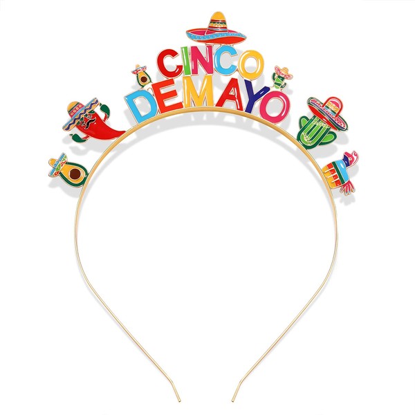 NVENF Diademas del Cinco de Mayo para fiesta mexicana para