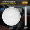 ME.FAN Car Cup Coaster [4 Pack] Silicone Car Coasters/Cup Mats
