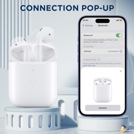 RZPTL Wireless Charging Case for AirPods 1st 2nd, Charger Case Replacement Compatible with Airpod 1/2 Generation, Airpods Case 2nd 1st Gen for Charging (No Earbuds)