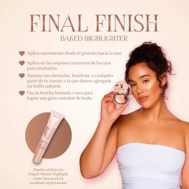 Iluminador Flawless Stay Final Finish Baked Beauty Creations Tono del maquillaje PARTY EFFECT                                                         