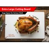 Commercial Grade White Cutting Board - 24 x 18 x