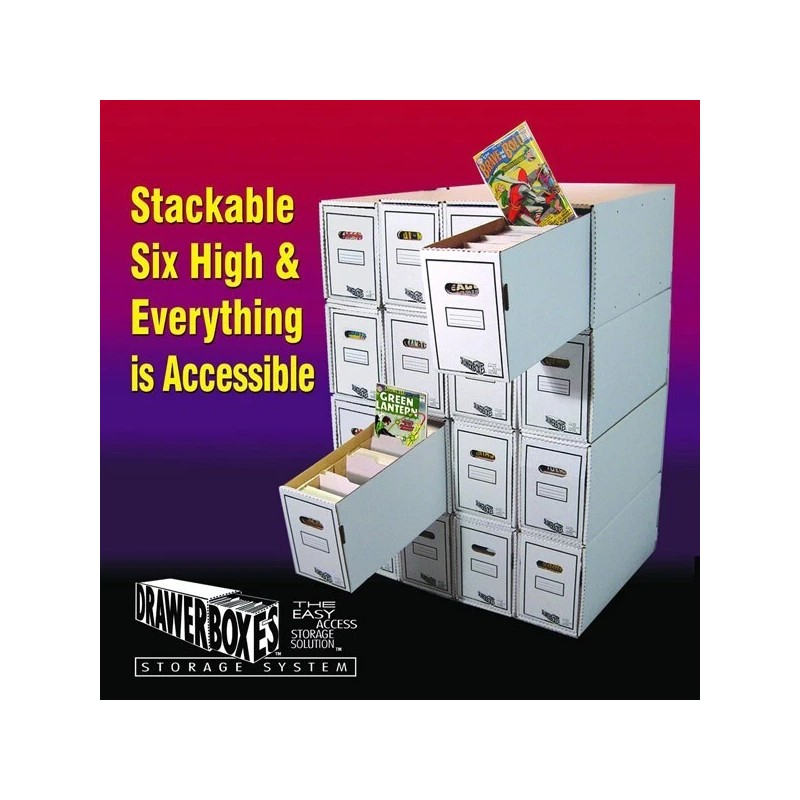 The Collection Drawer Co Long Comic Book Drawer Box Comics