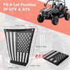 Dawnjaccee UTV/ATV Trash Bag, PVC Mesh Storage Sack Compatible with