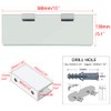 SAYAYO Floating Glass Shelves for Bathroom, Tempered Glass Shelf for