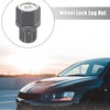 X AUTOHAUX Car Wheel Lock Wheel Nut Socket Carbon Rich