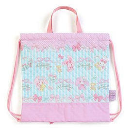 Sanrio Bonbon Ribbon Quilted Knapsack with Handle (Bear)