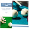 WOONEKY Billiard Tip Head Pool Stick Tips Pool Fitting Essential