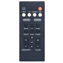 Replacement Remote Commander fit for Yamaha Sound Bar System YAS-109 YAS-209