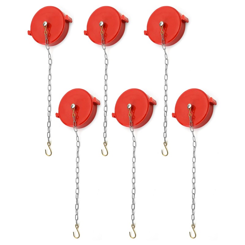 QWORK 2-1/2" NST/NH Plastic Fire Hose Connection Standpipe Cap Fitting