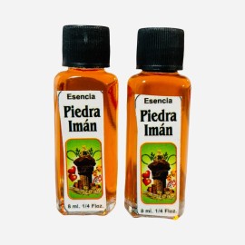 2PACK- PIEDRA IMAN Esencia Esoterica - LODESTONE Spiritual Essence for Good Luck