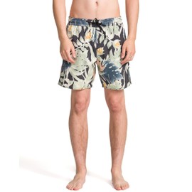 Volcom Men's 17" Swim Surf Trunk Boardshort, Asphalt Black, Medium