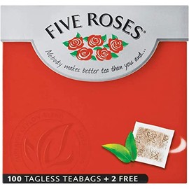 Five Roses Tagless 100 Tea Bags of 250 g