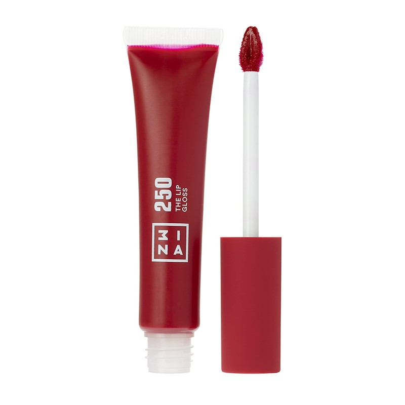 The Lip Gloss - 250 Warm Dark Red by 3INA