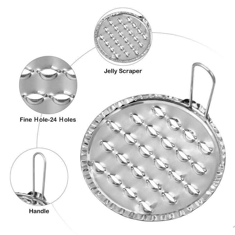 Jelly Noodle Scraper Jelly Scraper: 5pcs Stainless Steel Cold Noodle