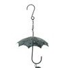 TG,LLC Treasure Gurus Rustic Metal Hanging Rain Umbrella Yard Wind