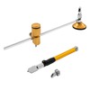 IYUANWH Circular Glass Cutter, Polished Metal Compass Circle Glass Cutting