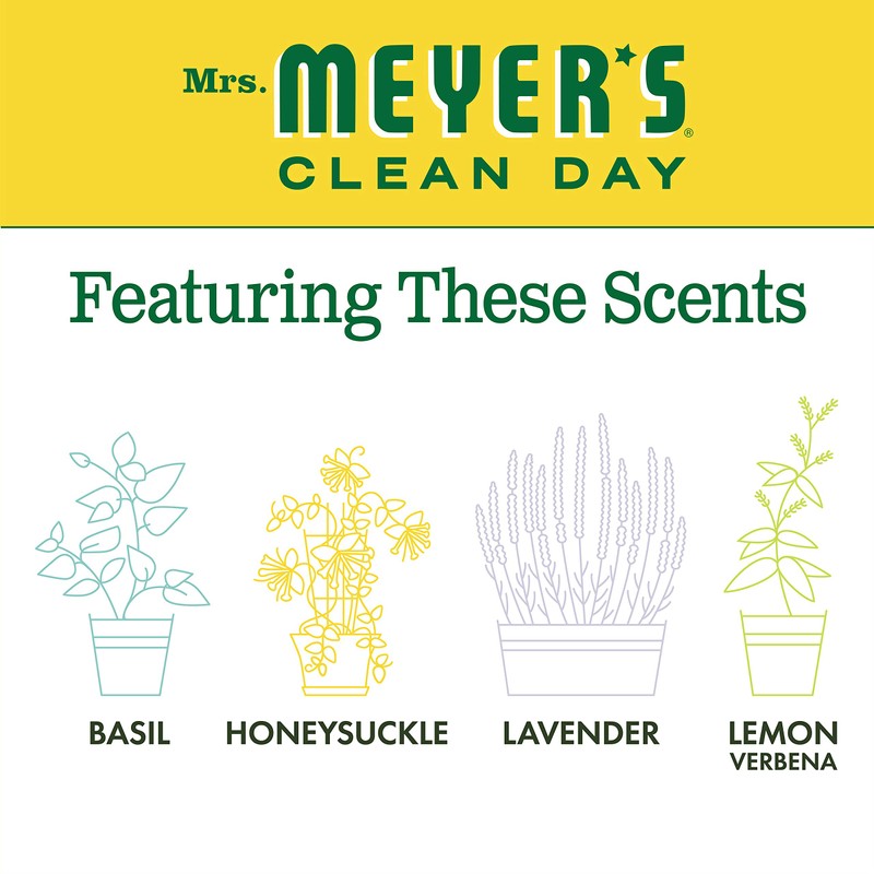 MRS. MEYER'S CLEAN DAY Liquid Hand Soap Honeysuckle 12.5 OZ