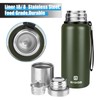 Insulated vacuum Thermo Bottle 500ml/16.9oz with cup Stainless steel coffee