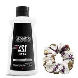 Topchic Developer 12% / 30 Volume Topchic Hair Color Developer 33.8 Ounce and Goomee Scrunchie (Bundle)