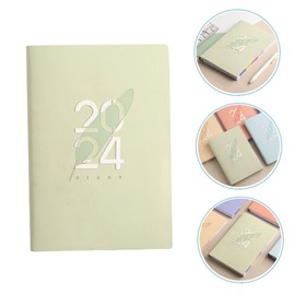 VILLFUL Calendar Day Calendar Appointment Plan Pad Agendas Efficient Notepad Month Daily Checklist Notebook Weekly Planner Spiral Yearly Planner Schedule Notepad List Light Green Paper