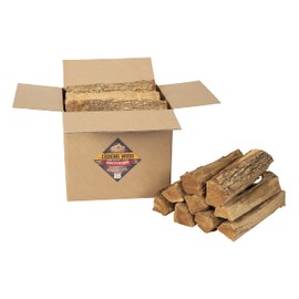Smoak Firewood 16inch Length Premium Cooking Wood and Firewood Logs – Used for Grills, Smokers, Pizza ovens, stoves, firepits or fireplaces – USDA Certified Kiln Dried (Pecan – 60-70lbs 16inch Wood)
