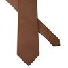 ZENXUS Extra Long Solid Tie for Men Big and Tall,