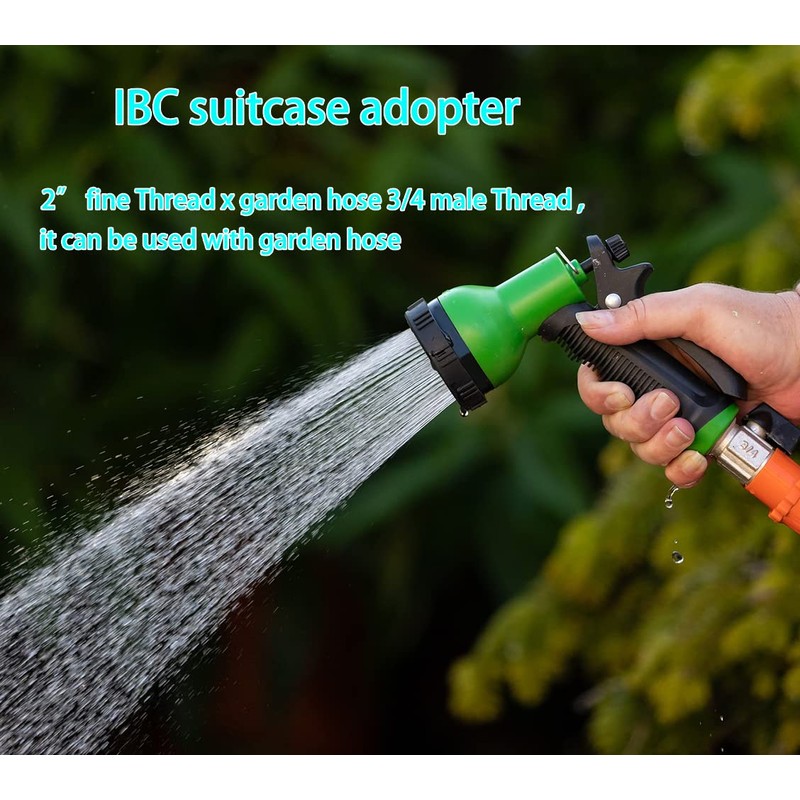 Wantmatch 250 Gallon IBC Water tote Hose Adapter, IBC Drain