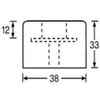 Adam Hall Hardware 4913, Set of 100 Rubber Feet in